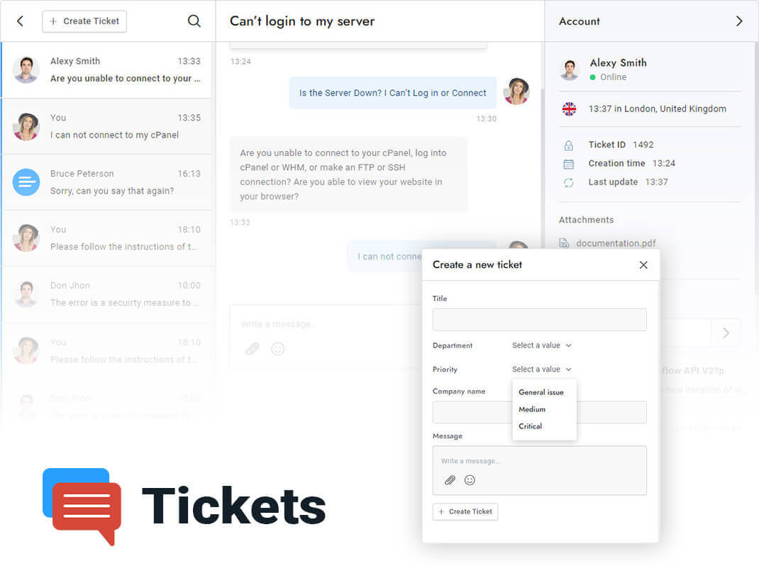 Tickets Help Desk